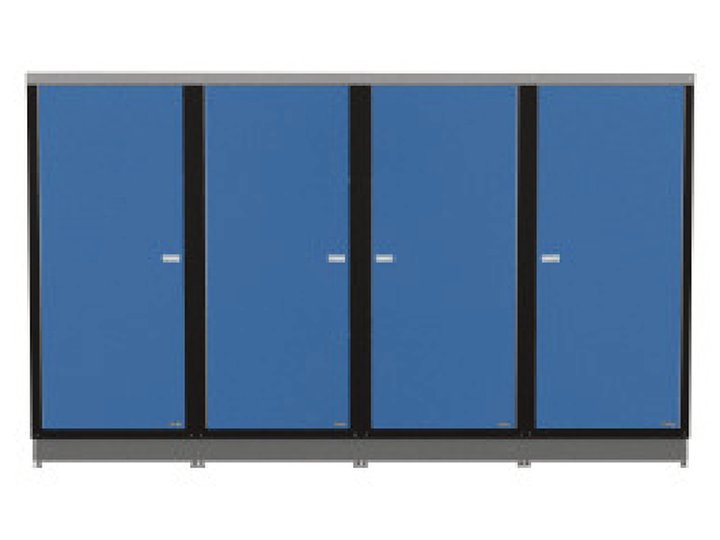 Built-in 6: Four 34 in closets in a row: the storage wall