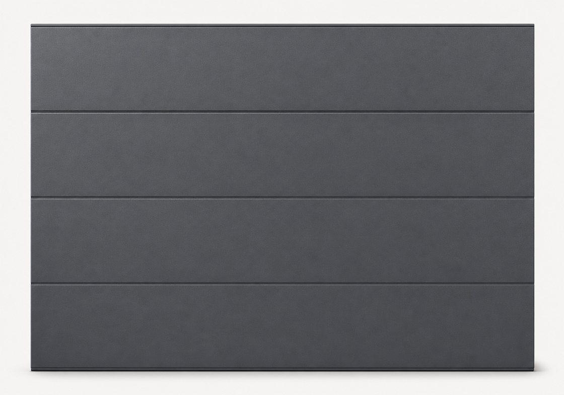 Flush panel in Charcoal
