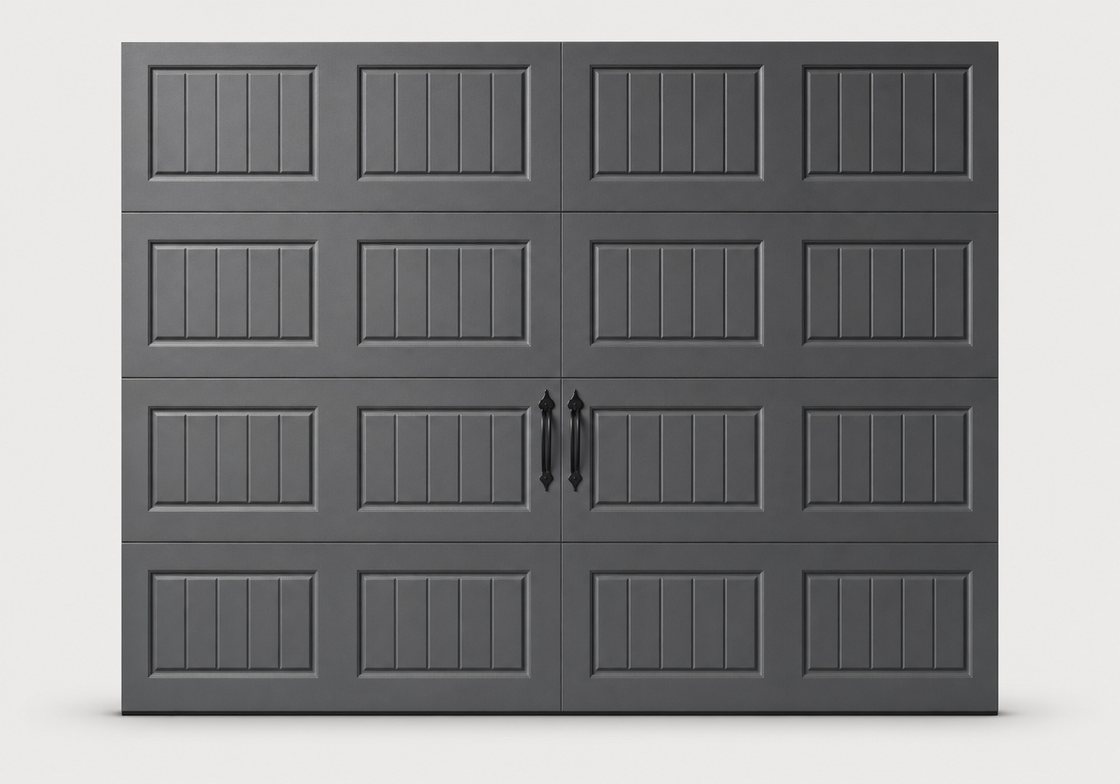 Short panel carriage in Charcoal