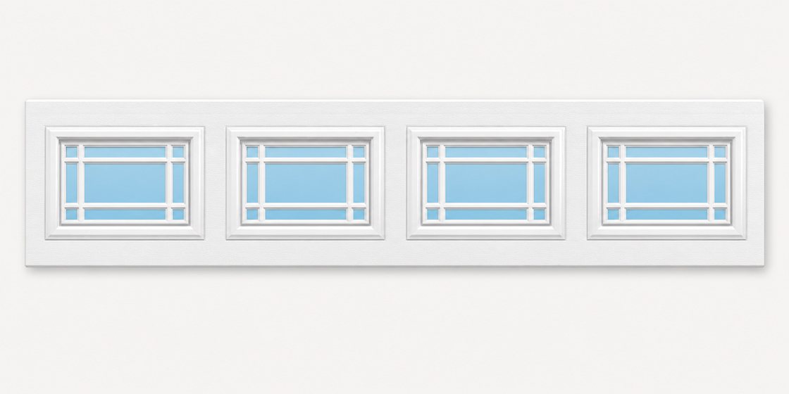 Prairie colonial in Glass detail